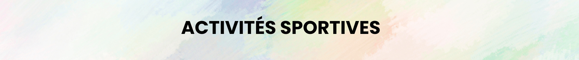 activités sportives