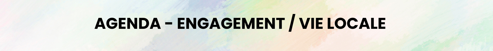 agenda engagement vie locale