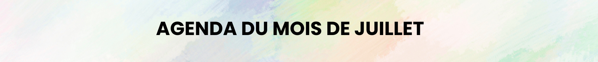 agenda juillet