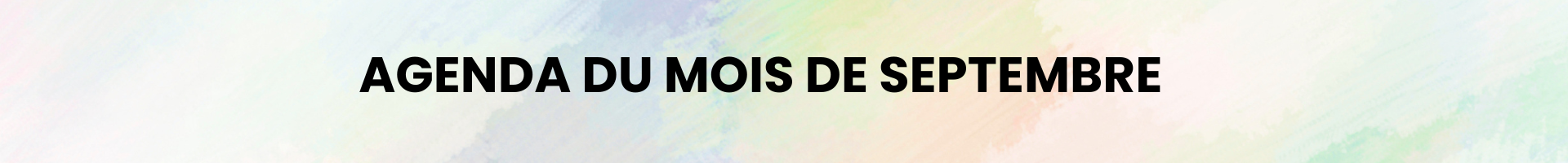 agenda septembre