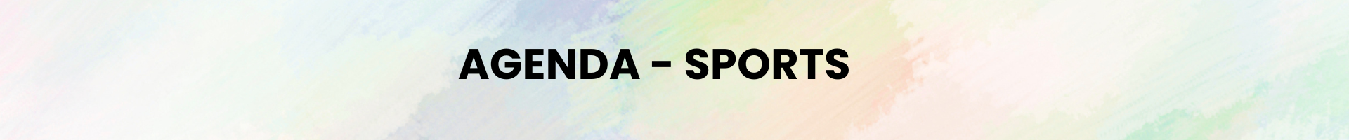 Agenda sports