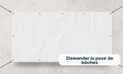 Demande pose de bâches
