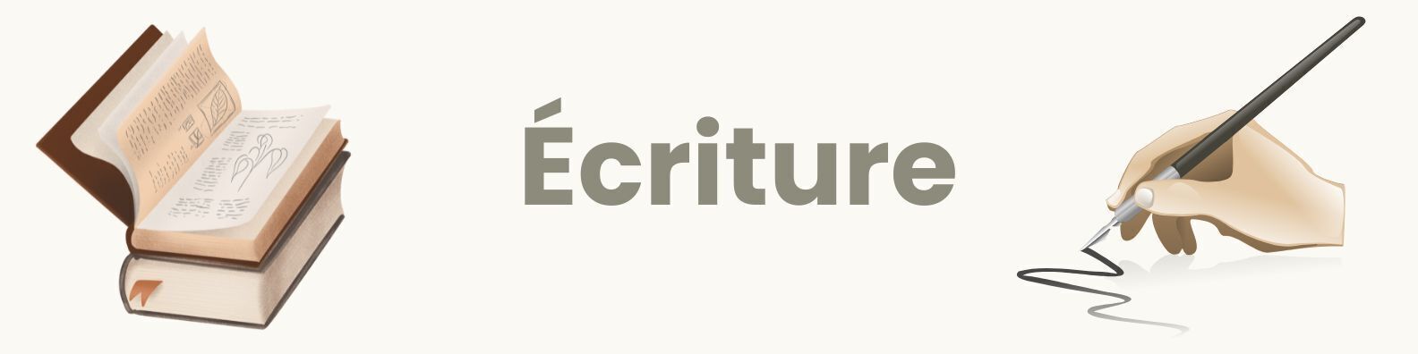 Ecriture bannière