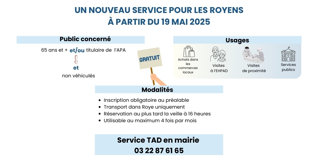 Nouveau service TAD