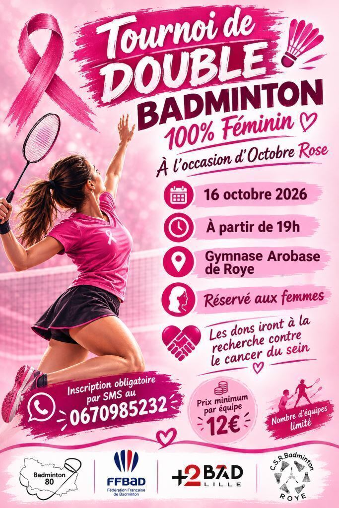 Octobre Rose - Badminton 2026