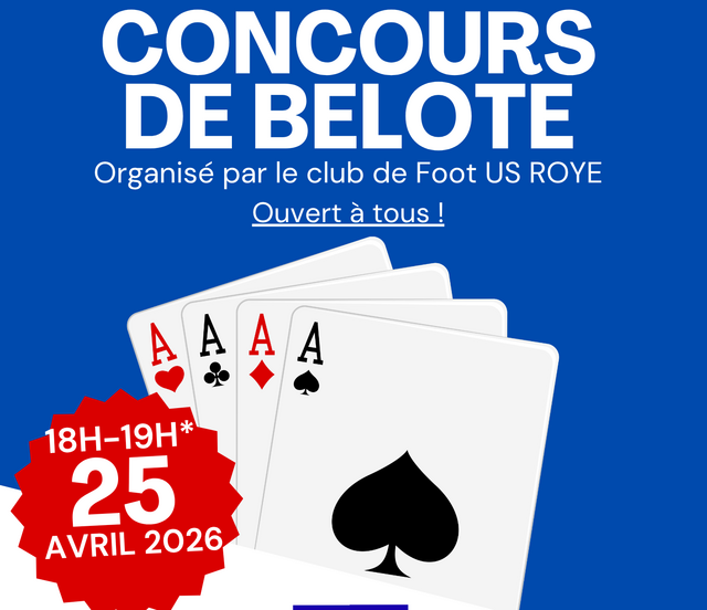 Affiche  concours de belote  (1) - Copie