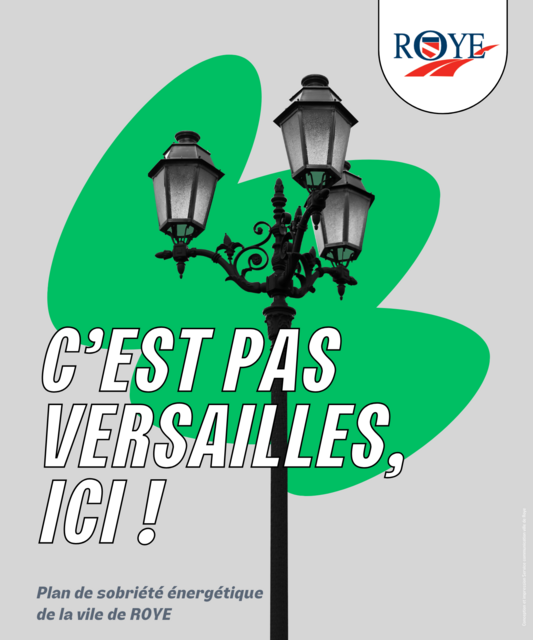 C'est pas Versailles ici