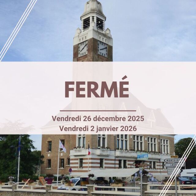 Mairie fermée - Fêtes de fin d'année 2025