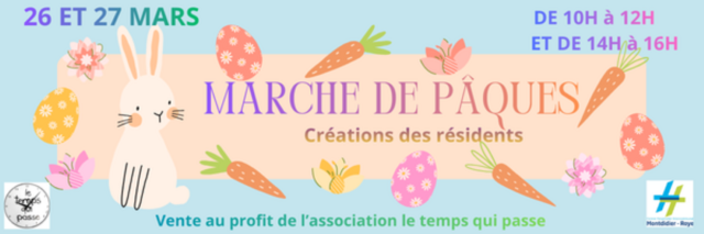 Marché Pâques Ehpad